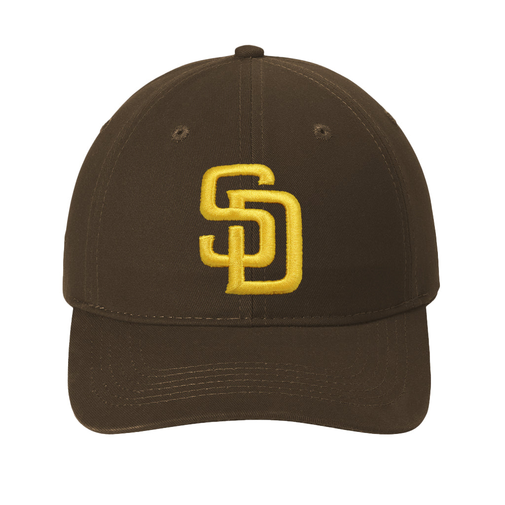 SDZWA x San Diego Padres 9FORTY Baseball Cap - Brown & Gold