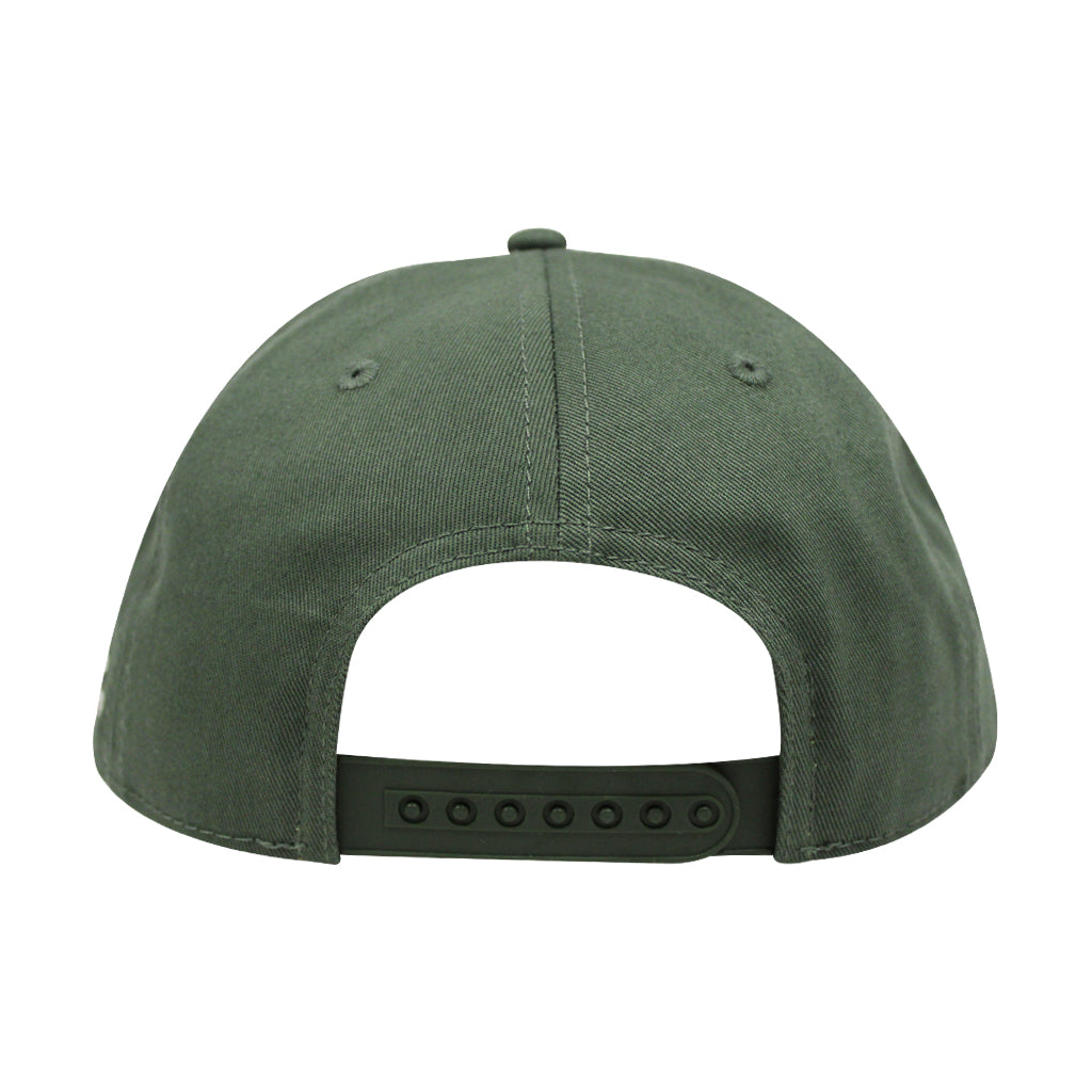Elephant Patch Flat Brim Snapback Cap