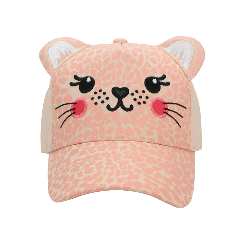 Pink Leopard Kids Baseball Cap - ShopZoo