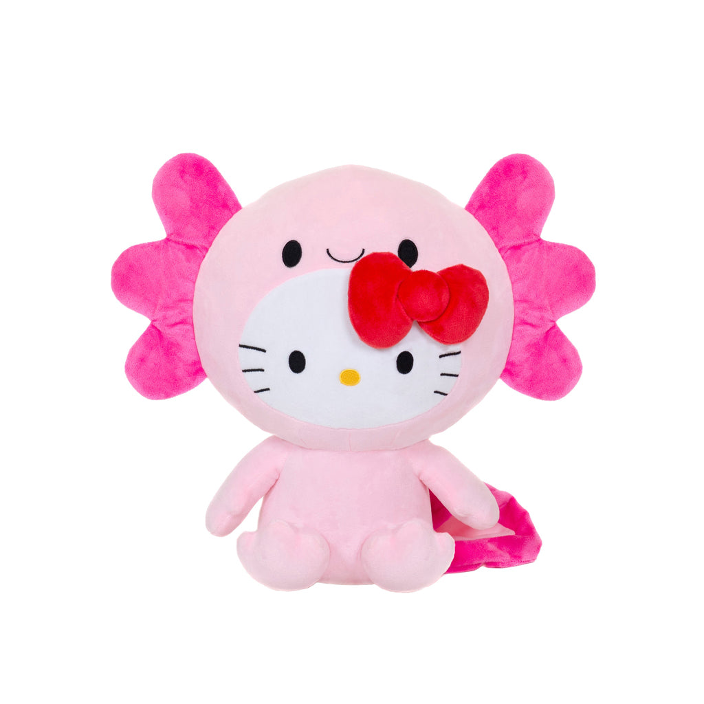 HELLO KITTY PLUSH PINK AXOLOTL 10 INCH PELUCHES STUFFY
