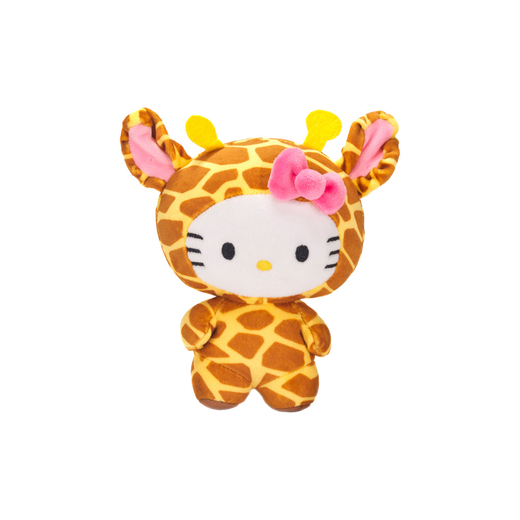 hello kitty in giraffe costume backpack 9" Costumed Cats Plush a Rush Hello Kitty Giraffe Costume Plushie