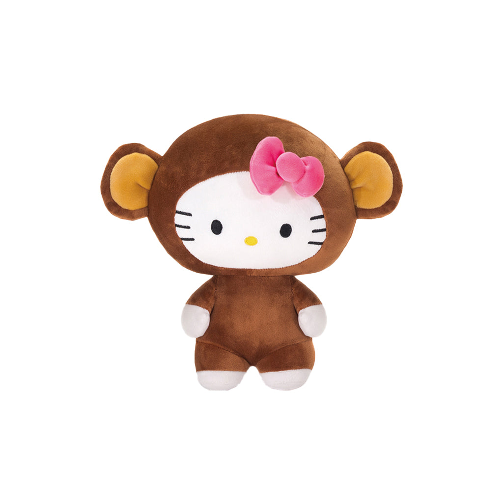 SANRIO HELLO KITTY IN BROWN MONKEY COSTUME PLUSH STUFFY PELUCHES