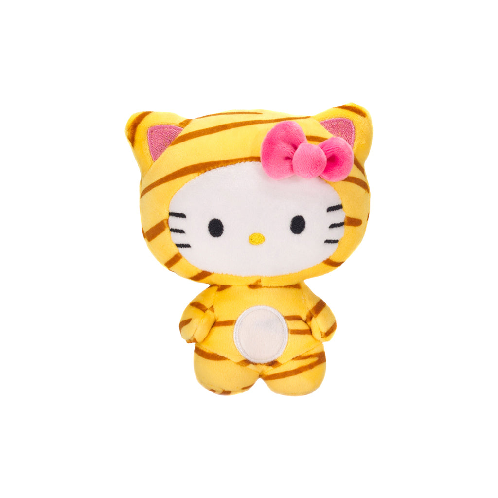 SANRIO HELLO KITTY IN TIGER COSTUME PLUSH PLUSHY STUFFY PELUCHES PINK BOW 10INCH