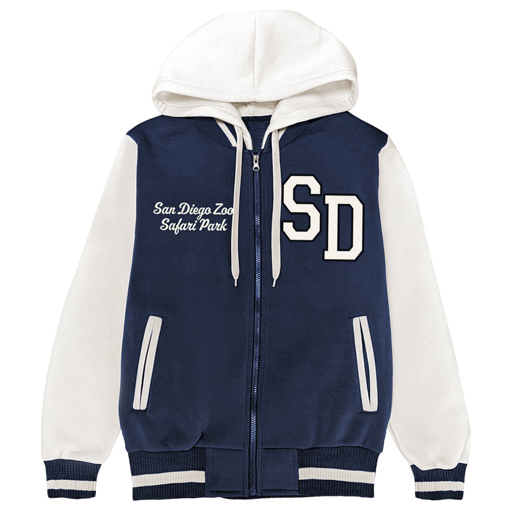 African Elephant Varsity Jacket - ShopZoo