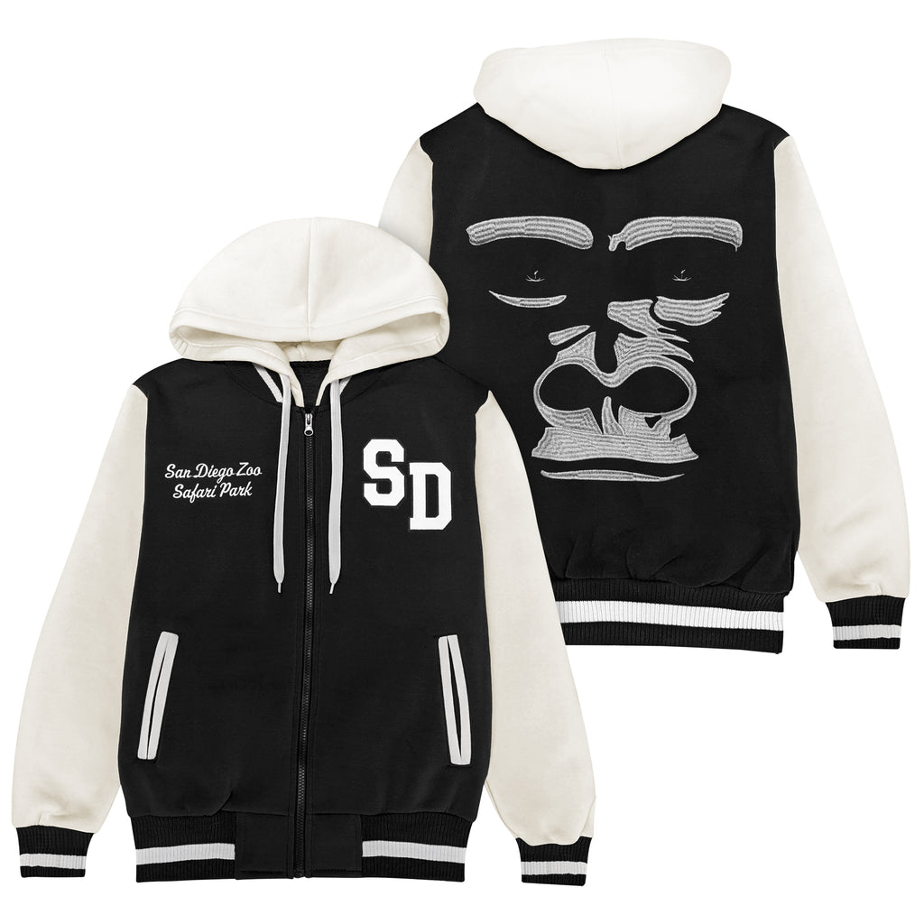 ジャケット・アウター Gorga Stadium Jacket Varsity leather JACKETAVARSITYHDGORILLASHADOW1