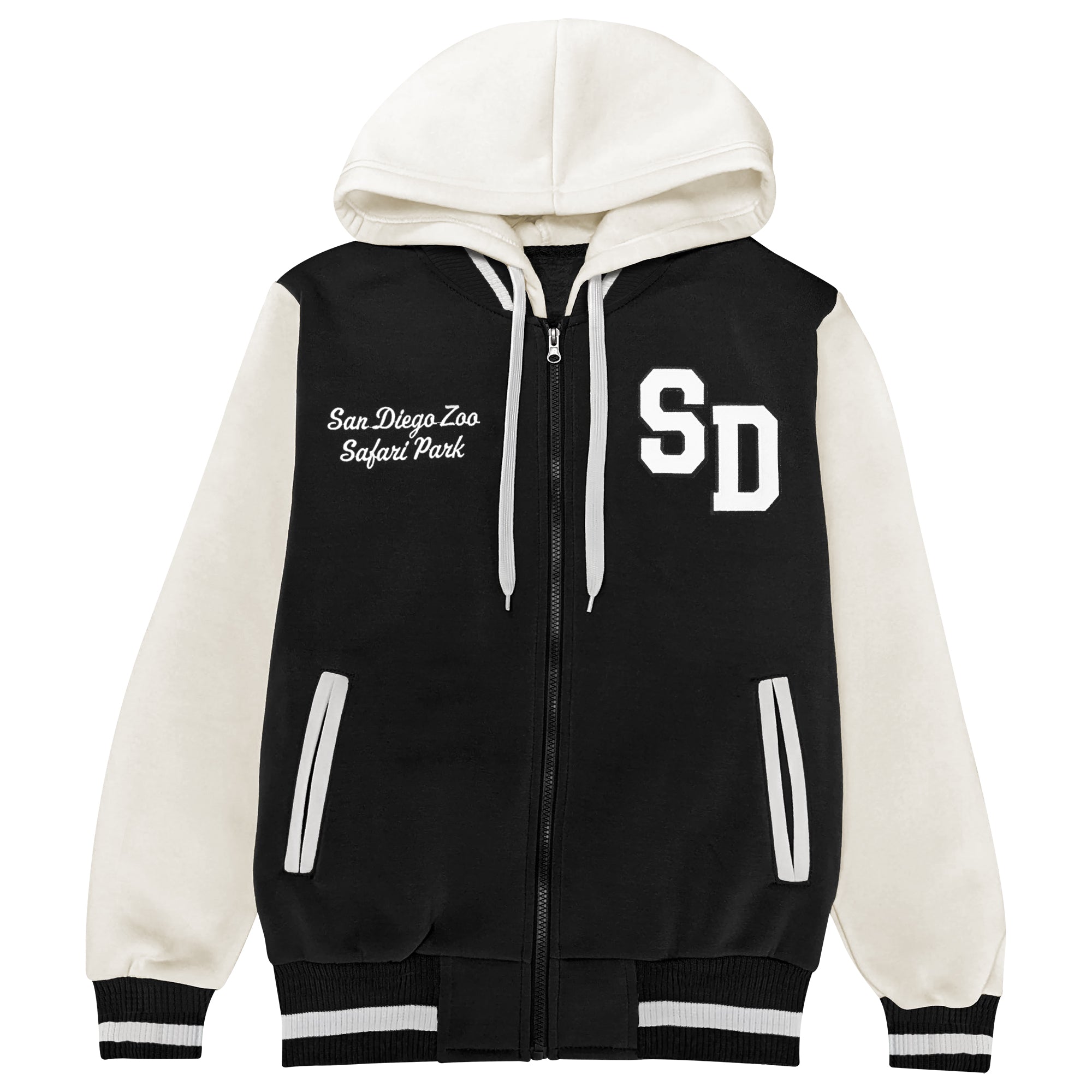 Panda Face Varsity Jacket