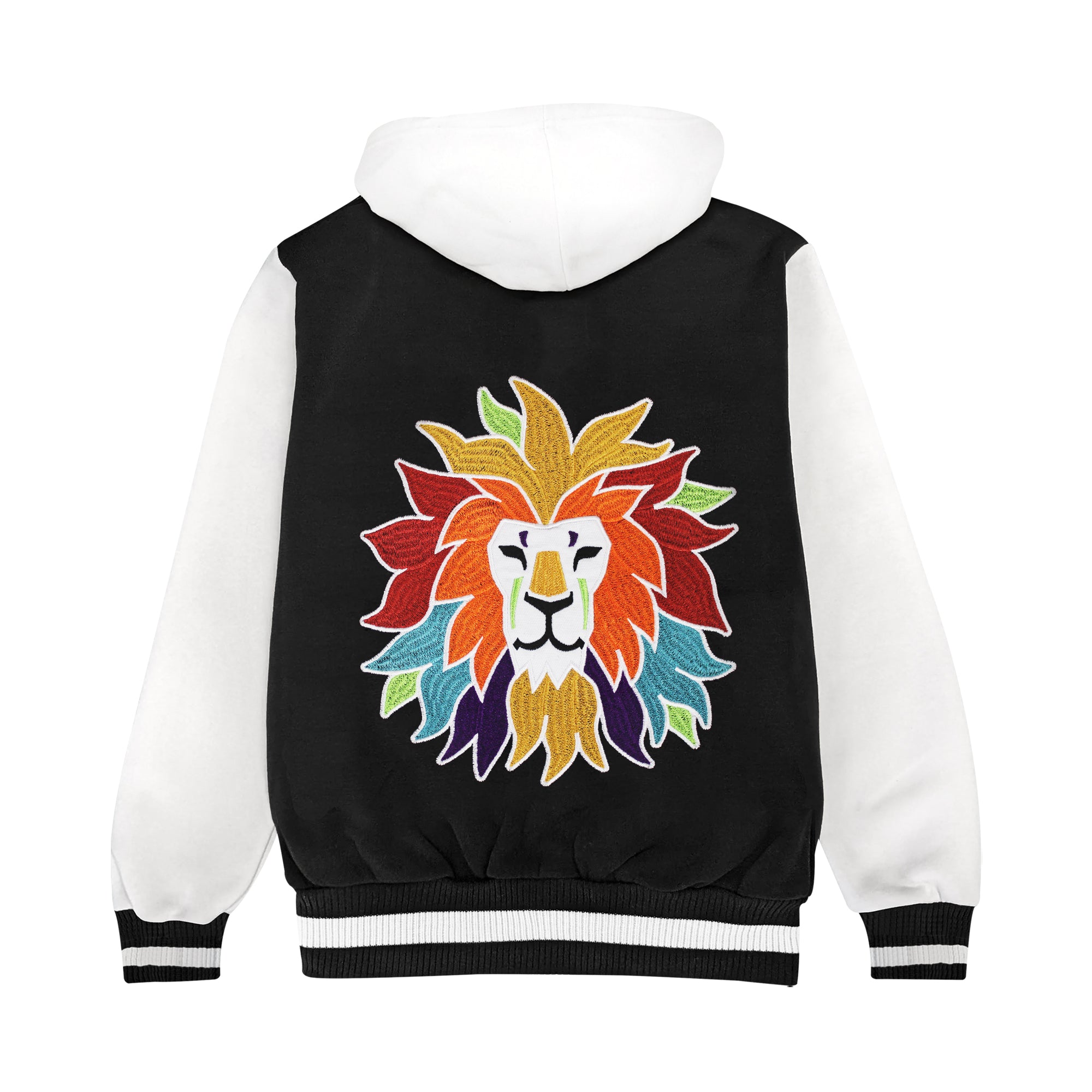 Colorful Lion Kids Varsity Jacket