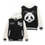 GIANT PANDA FACE KIDS YOUTH VARSITY LETTERMANS JACKET SDZ