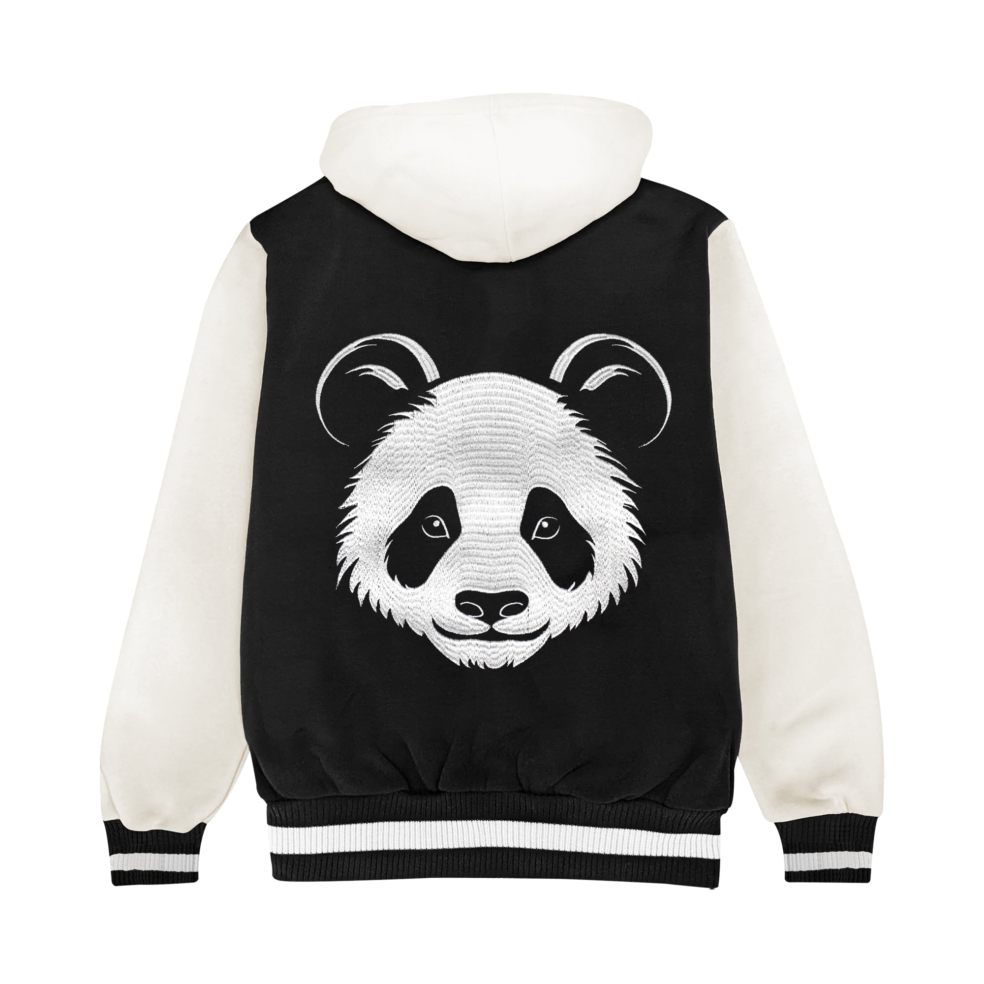 Panda Face Kids Varsity Jacket