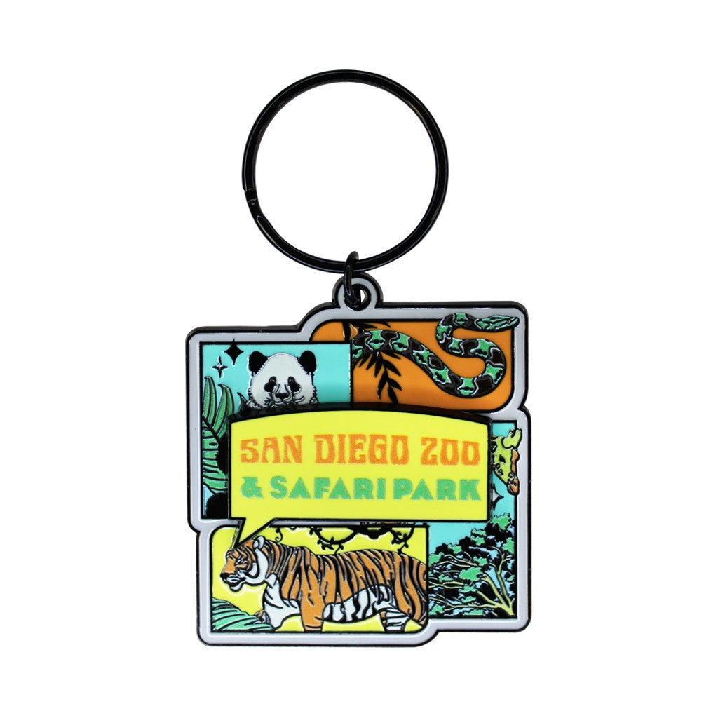 Zoo-Verse Comics Spinning Keychain