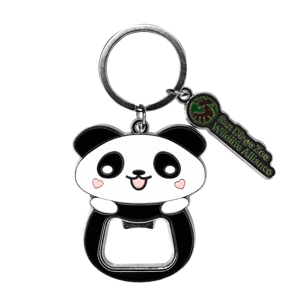 Panda Enamel Bottle Opener Keychain