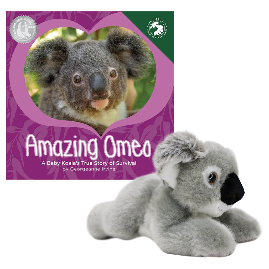 Koala Amazing Omeo Book & Joey Plush Set