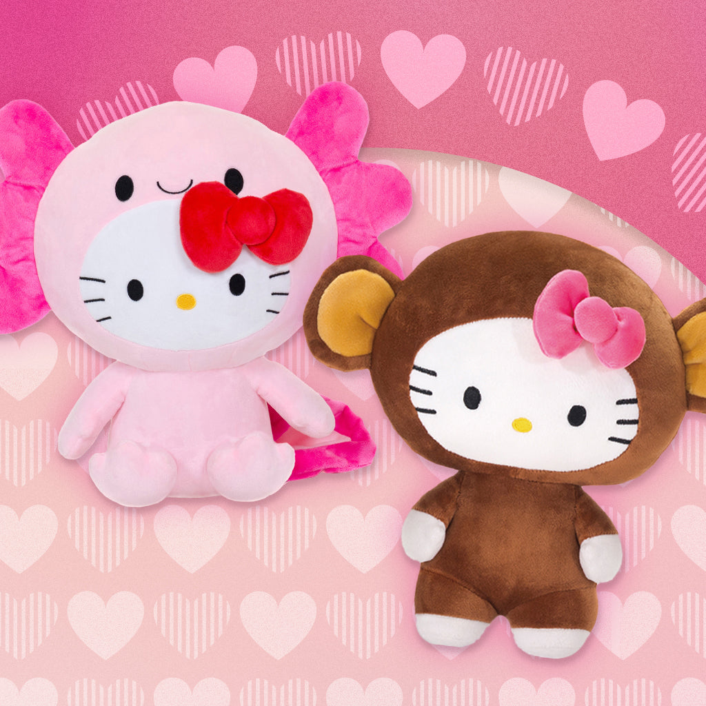 Hello Kitty Plushies for Valentine's Day