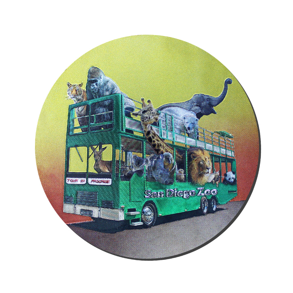 San Diego Zoo Bus & Skyfari 2-Sided Jumbo Magnet