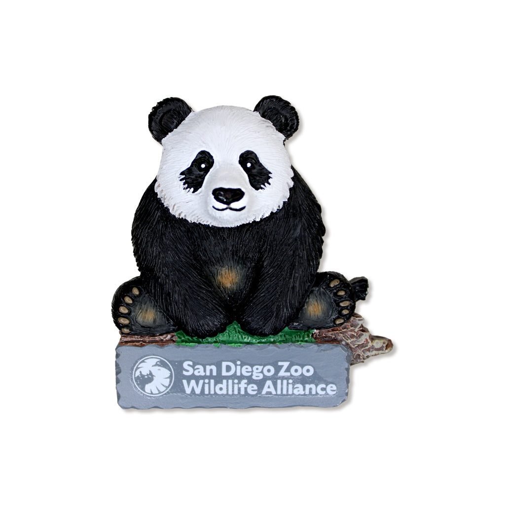 Giant Panda Carved Resin Magnet