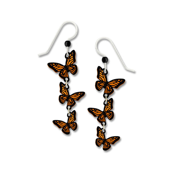 Monarch Butterfly Trio Earrings - ShopZoo
