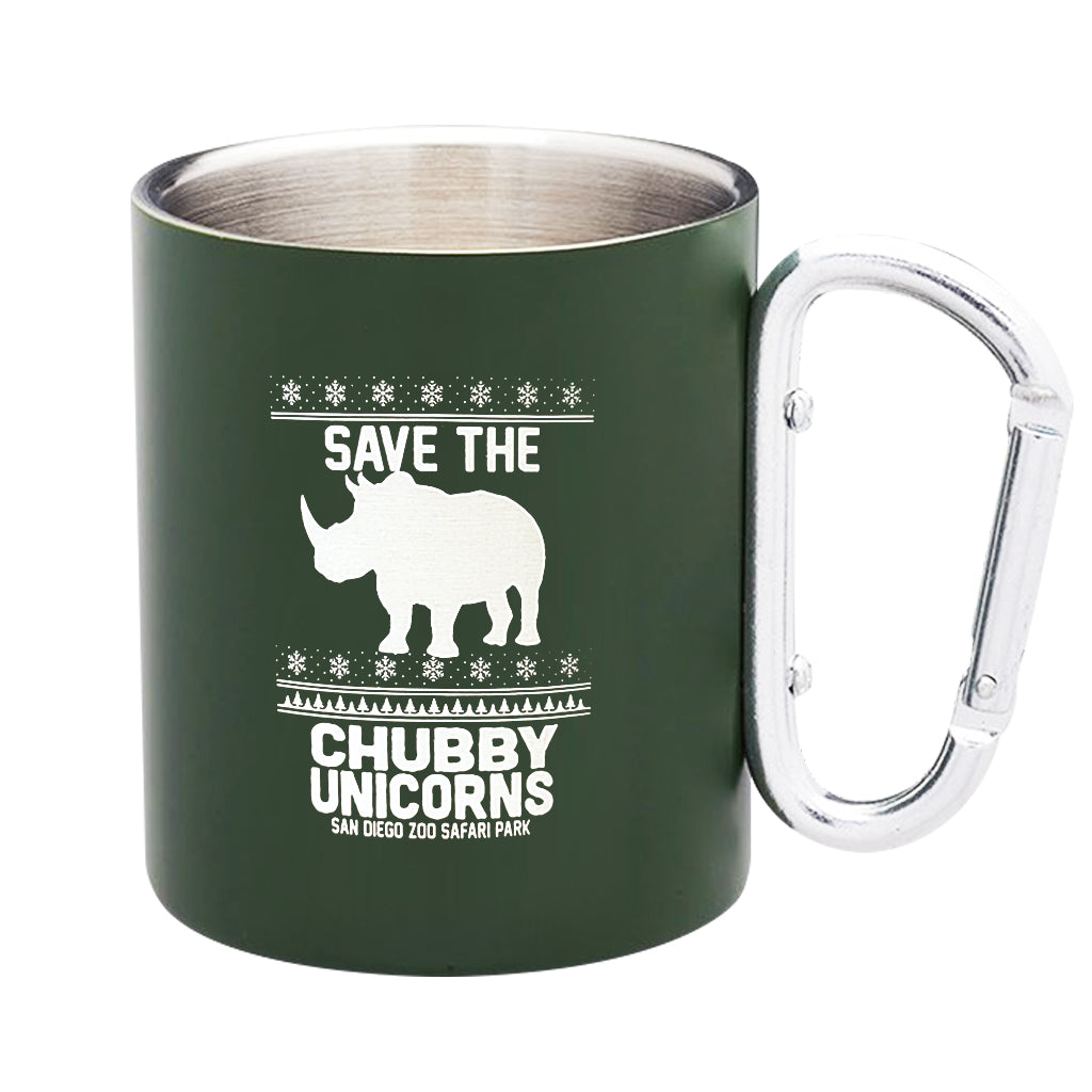 Save the Chubby Unicorns Holiday Edition Camper Mug