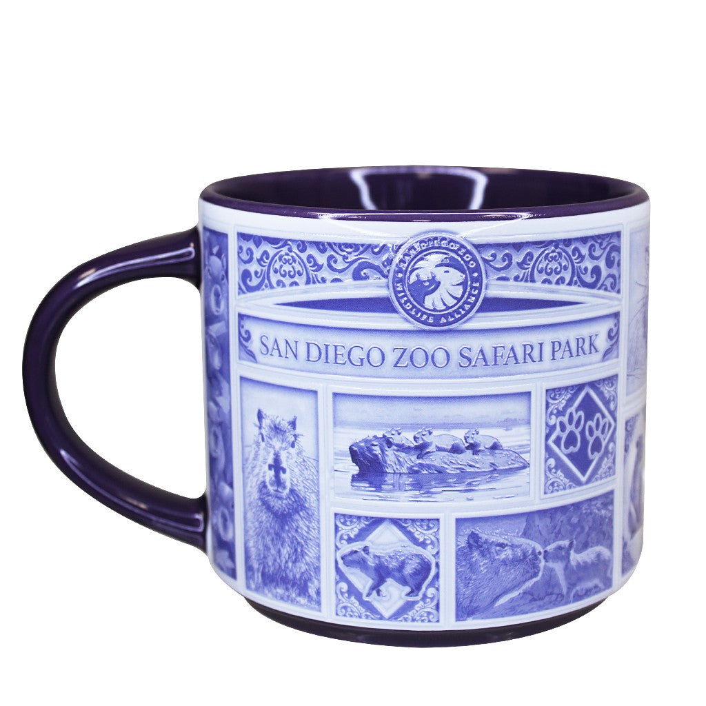 Delft-Style Capybara Mug