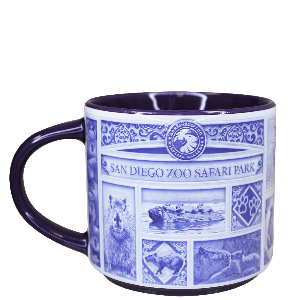 Delft-Style Capybara Mug