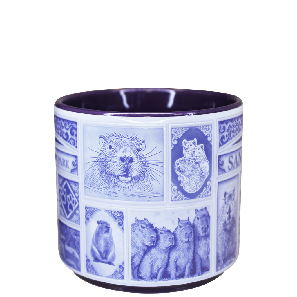 Delft-Style Capybara Mug