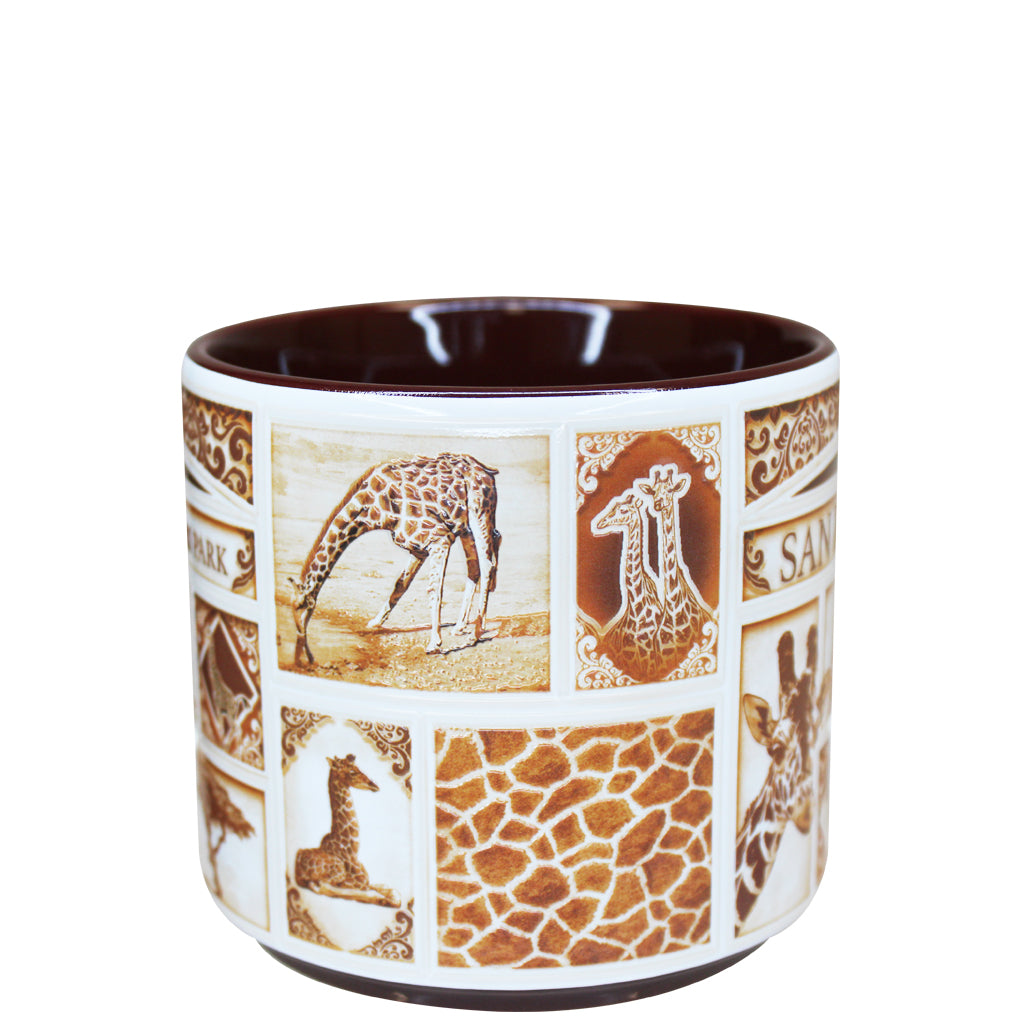 Delft-Style Giraffe Mug