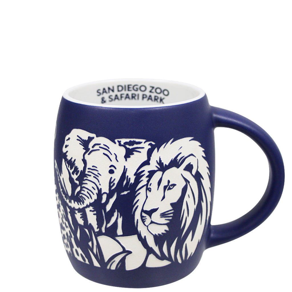 Fave 5 African Savanna Wildlife Etched Mug