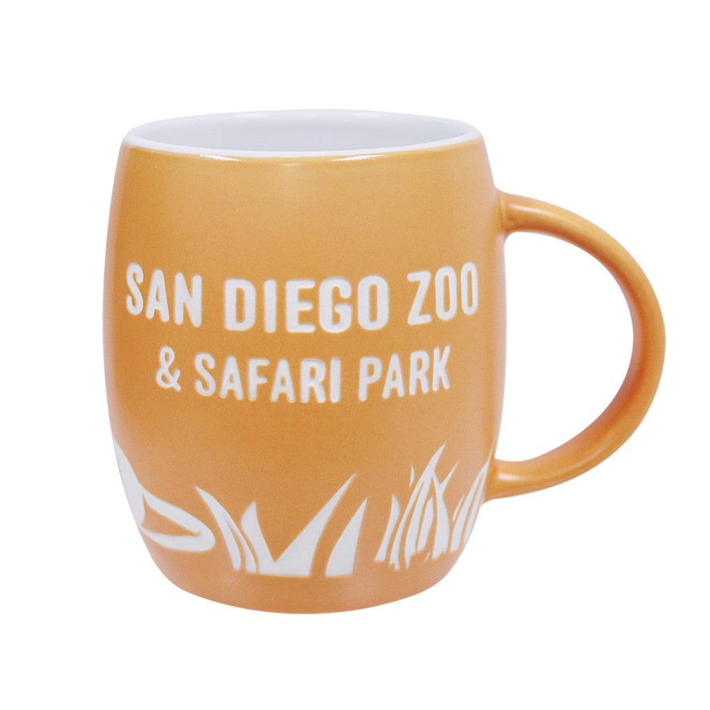 Lion Matte Gold Etched Mug