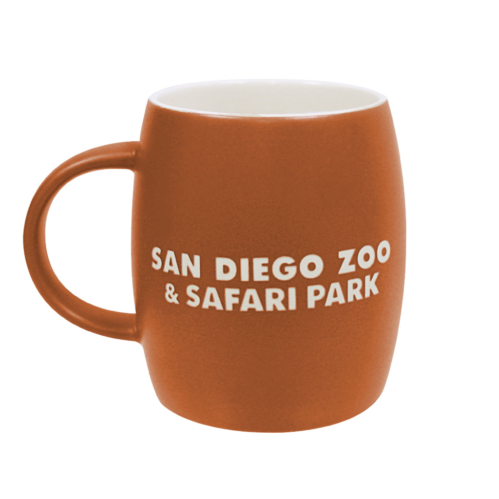 Giraffe Matte Terracotta Etched Mug