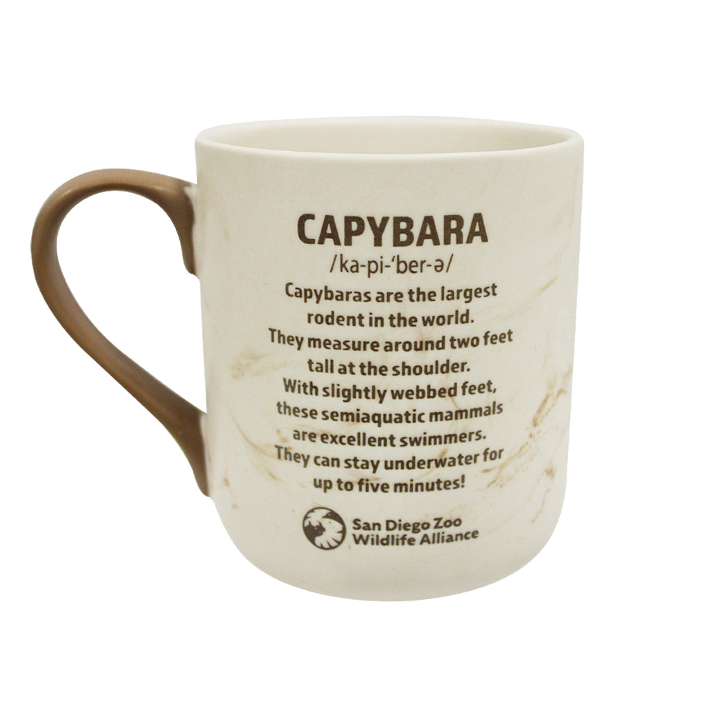 Capybara Mug - Tan Marble