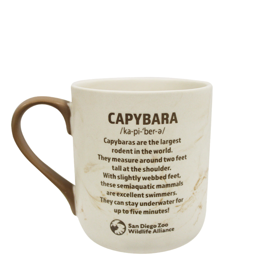 Capybara Mug - Tan Marble