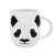 Giant Panda Face Etched Mug