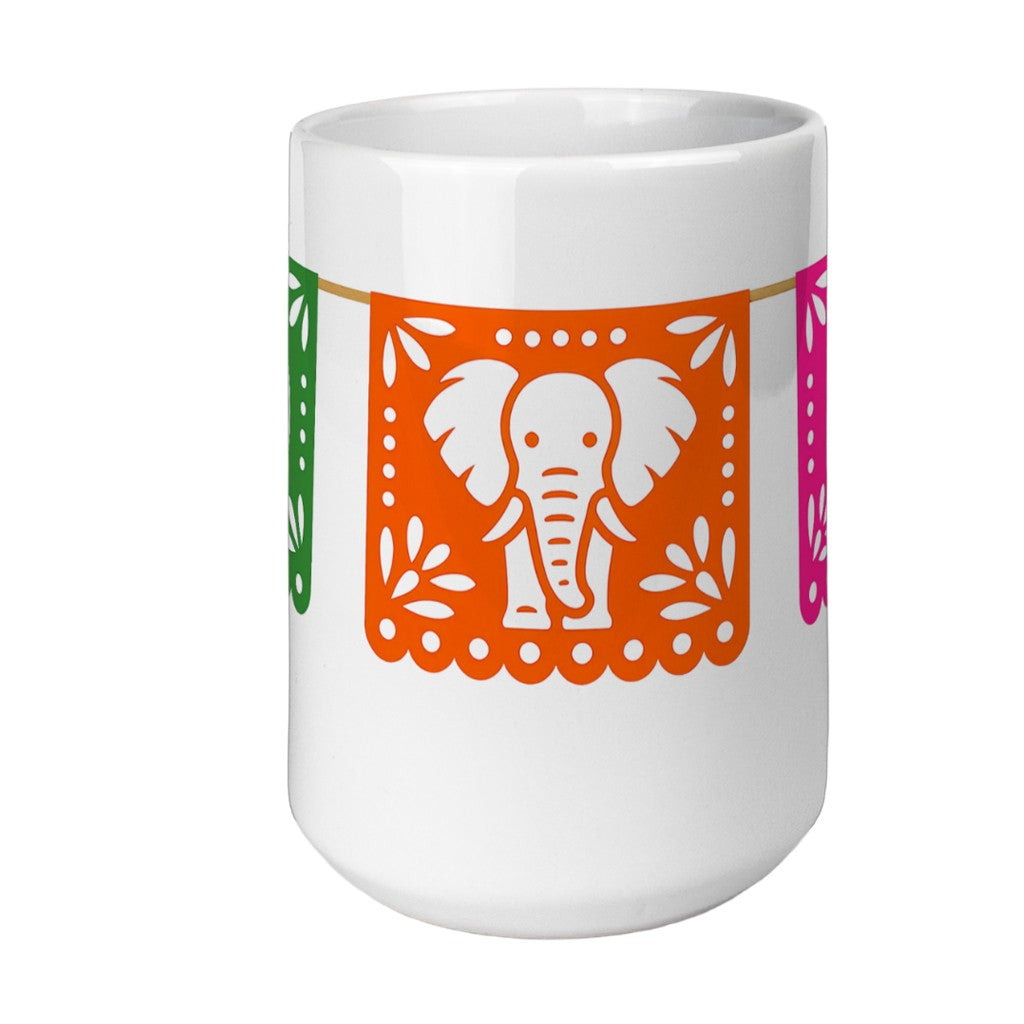 Papel Picado Wildlife Flag Mug