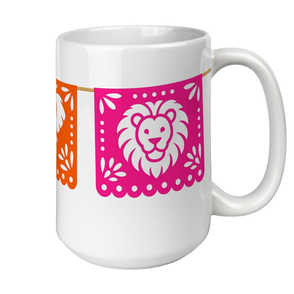 Papel Picado Wildlife Flag Mug