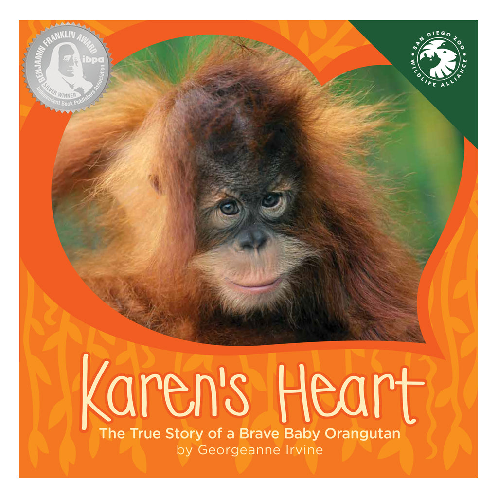 Children's Book Karen's Heart The True Story of a Brave Baby Orangutan