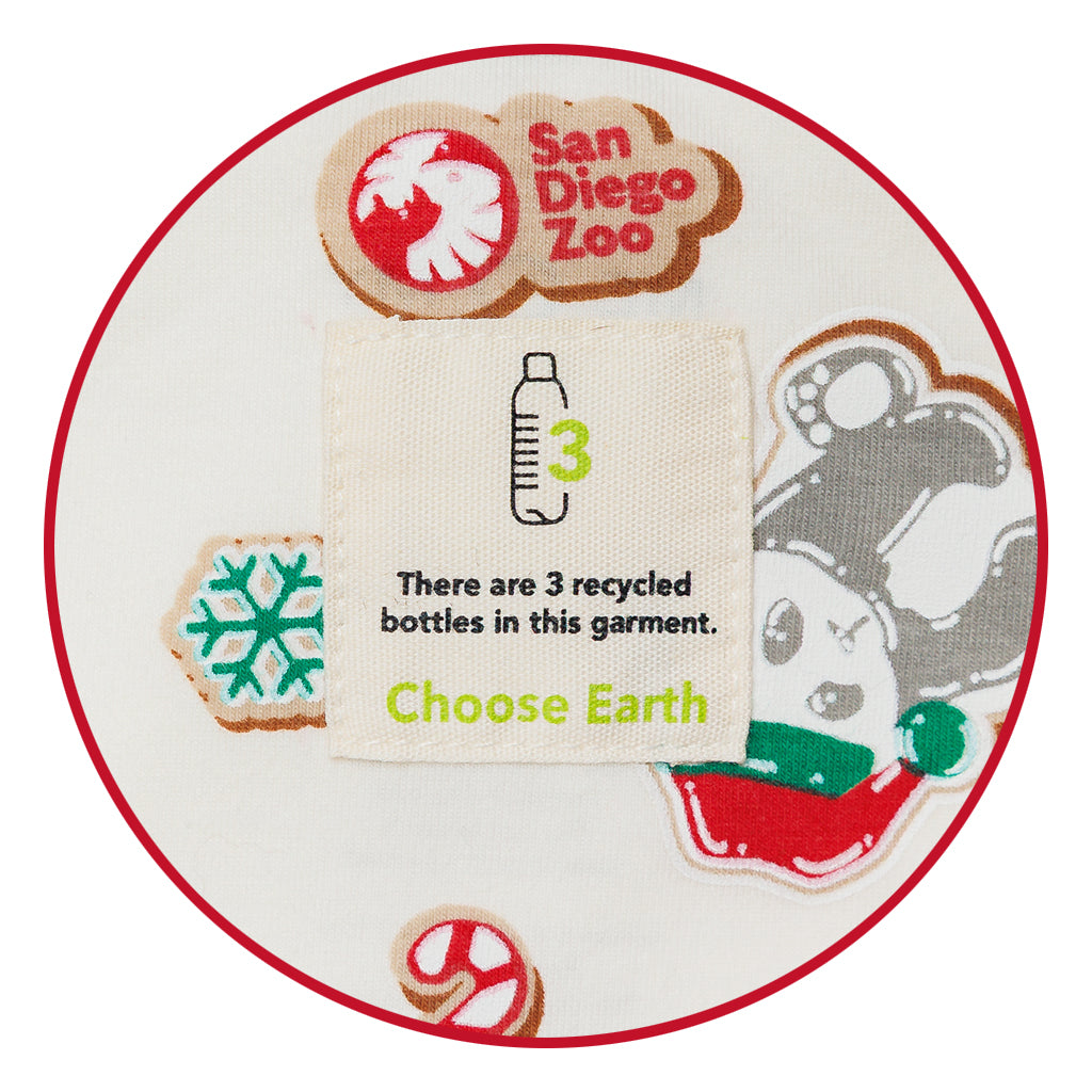 Wildly Sweet Holiday Pajamas - Baby Footie