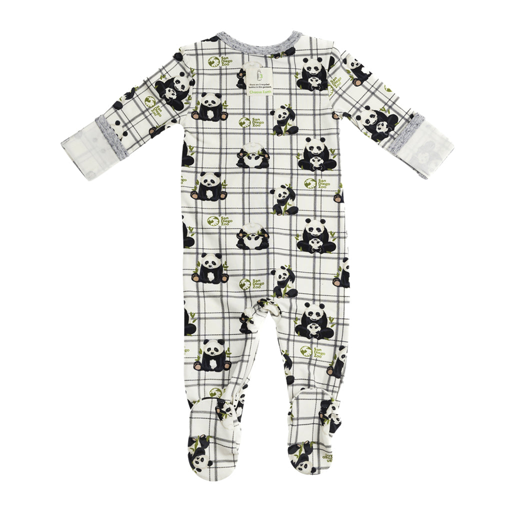 Giant Panda Pajamas - Baby Footie