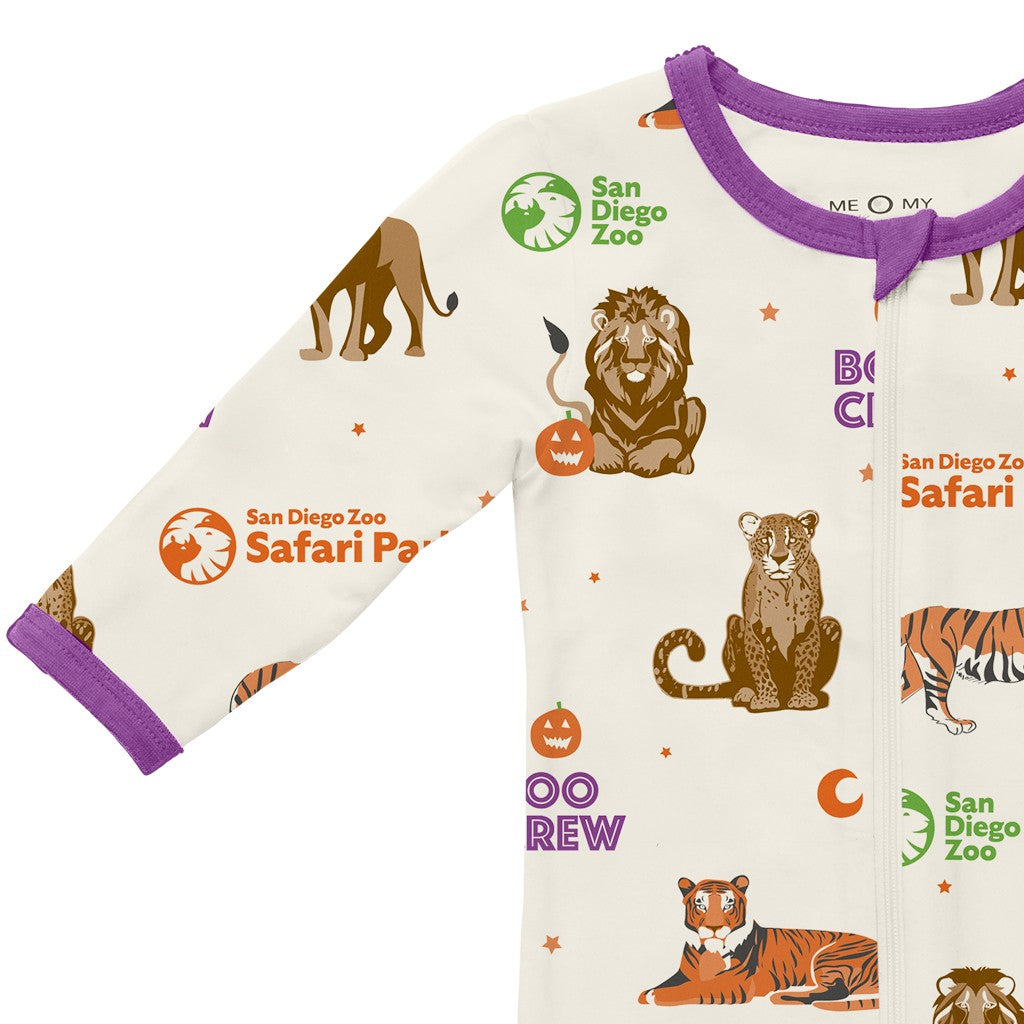Boo Crew Cats Halloween Pajamas - Baby Footie