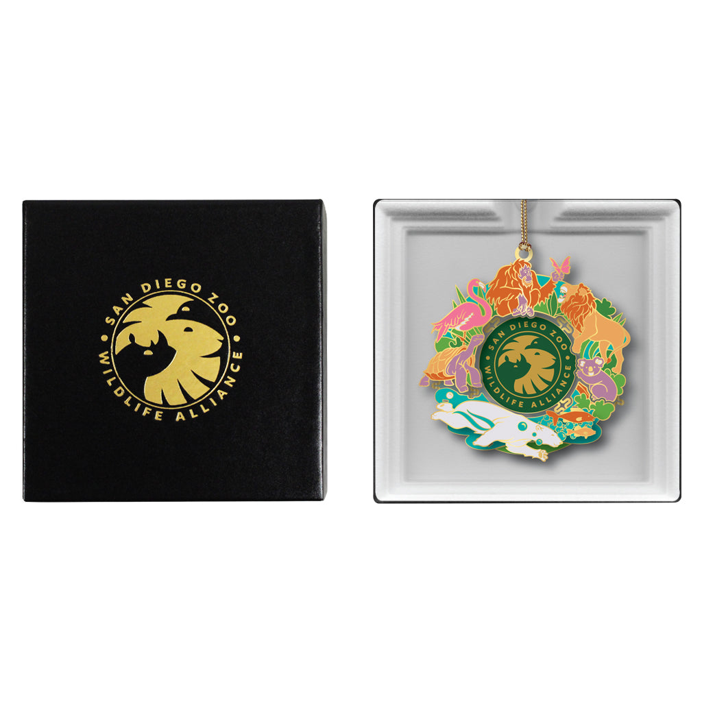 Celebrate the Wild Colorful Animal Ornament