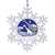 Snow Days Elephant & Giraffe Ornament Set