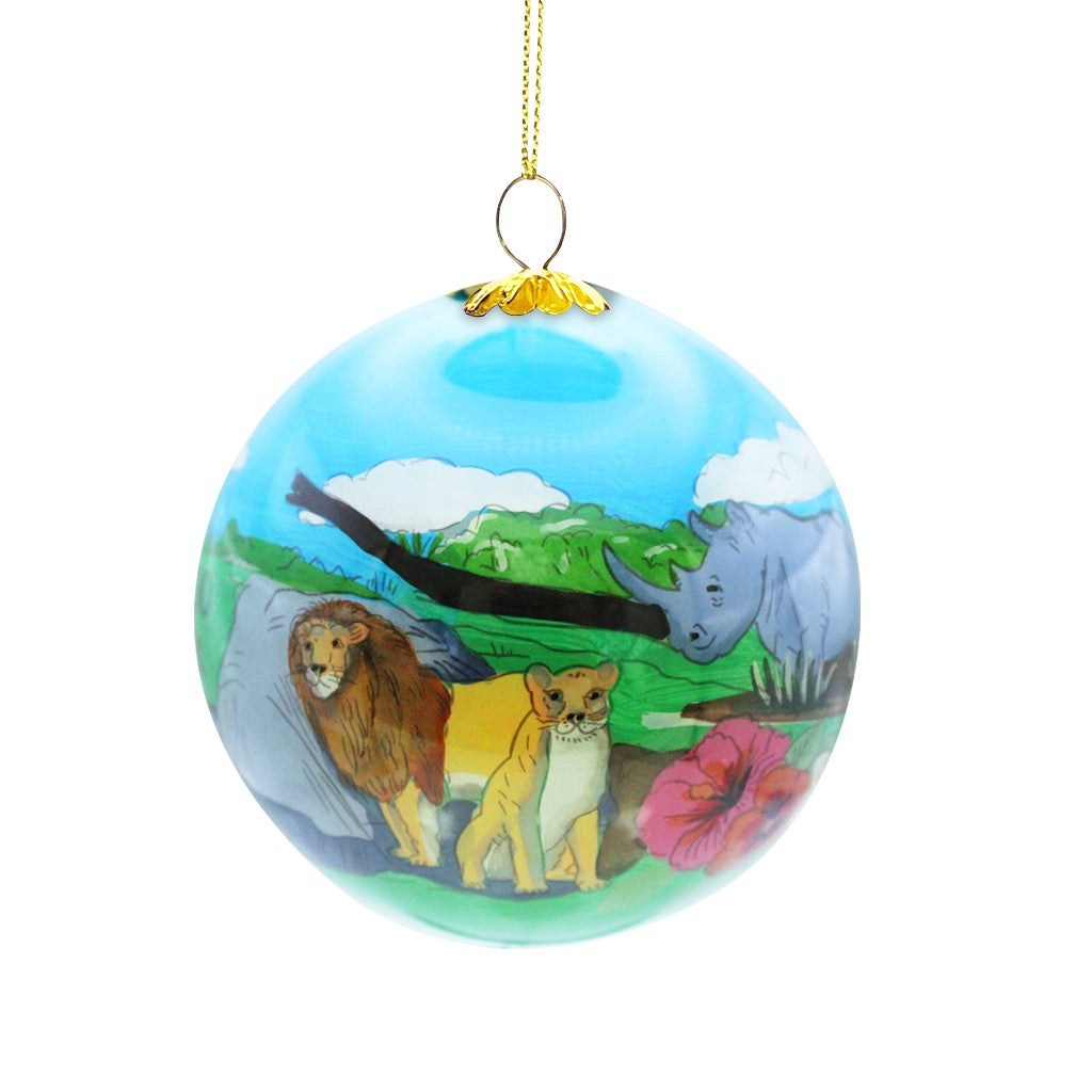 Hand-Painted Big 5 Ornament