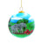 SAN DIEGO ZOO & SAFARI PARK BIG 5 GLASS HAND PAINTED CHRISTMAS ORNAMENT COLLECTIBLE