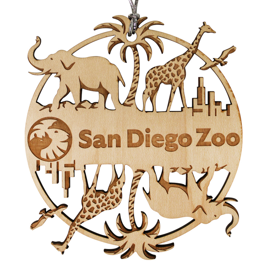 San Diego Zoo Wooden Ornament ShopZoo