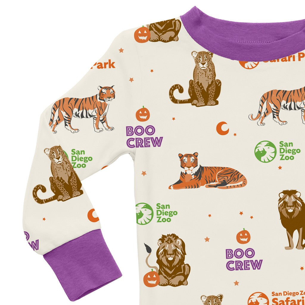 Boo Crew Cats Halloween Pajamas - Kids 2-Piece Set