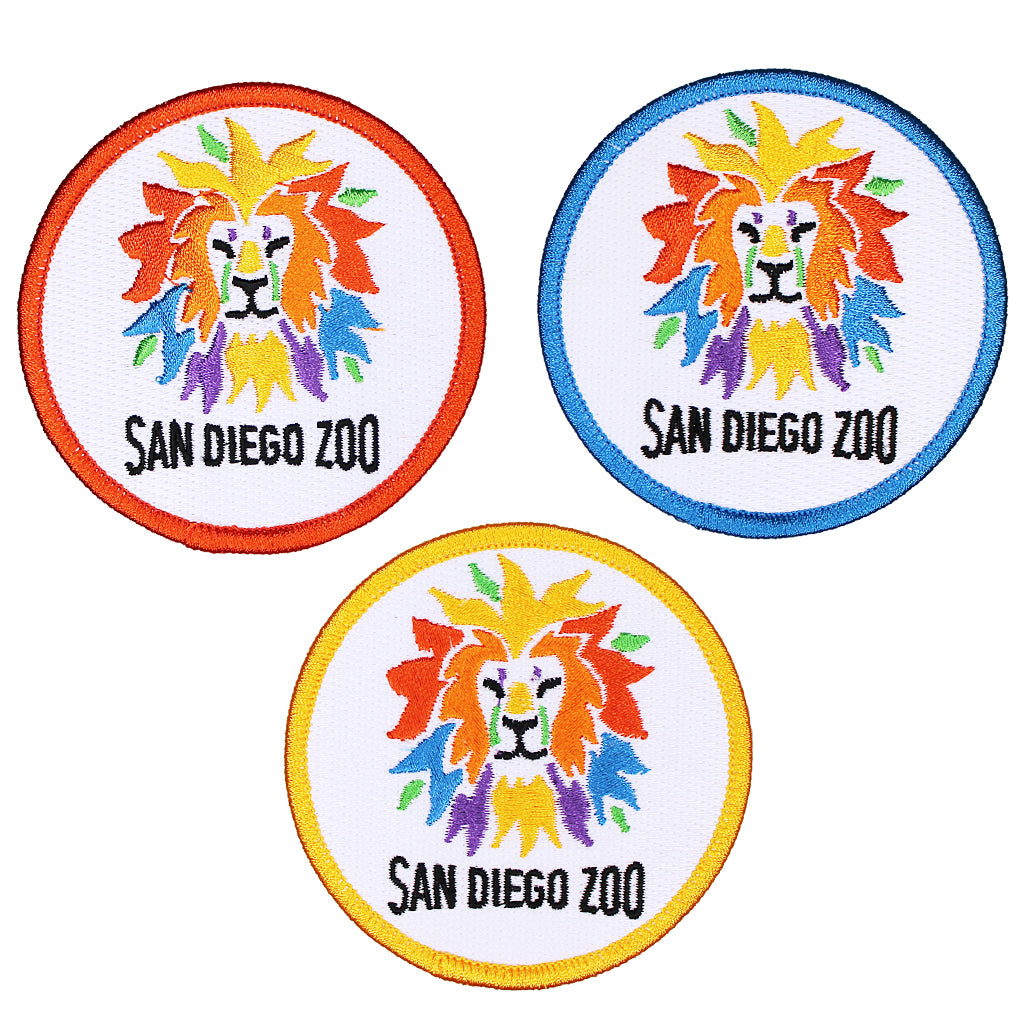 Colorful Lion Souvenir Patch