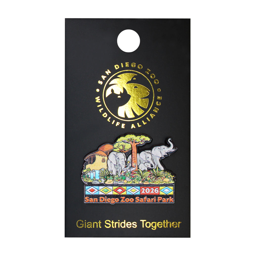 GIANT STRIDES TOGETHER ROSE PARADE LIMITED EDITION TRADING PIN ELEPHANT 2026