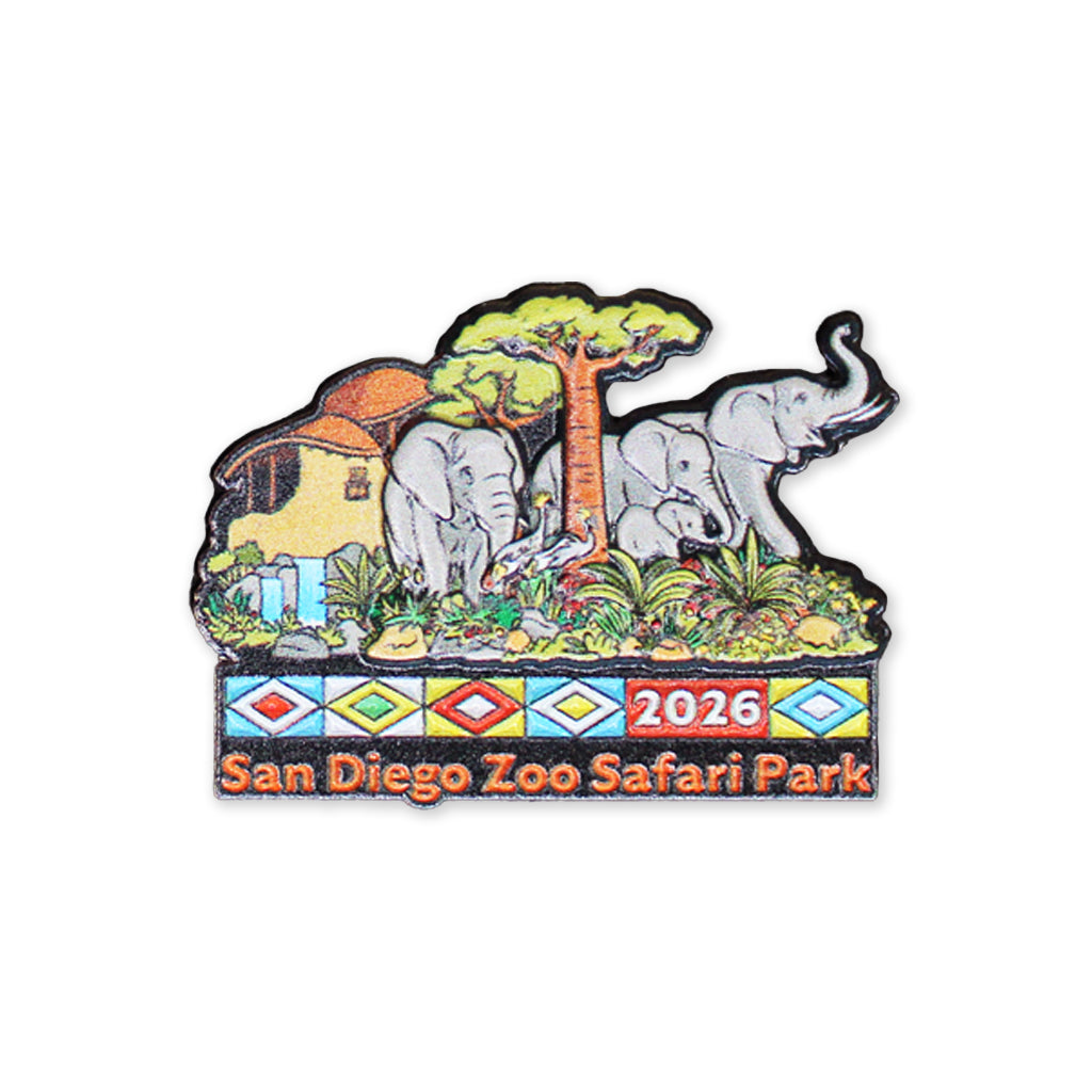 GIANT STRIDES TOGETHER ROSE PARADE LIMITED EDITION TRADING PIN ELEPHANT 2026