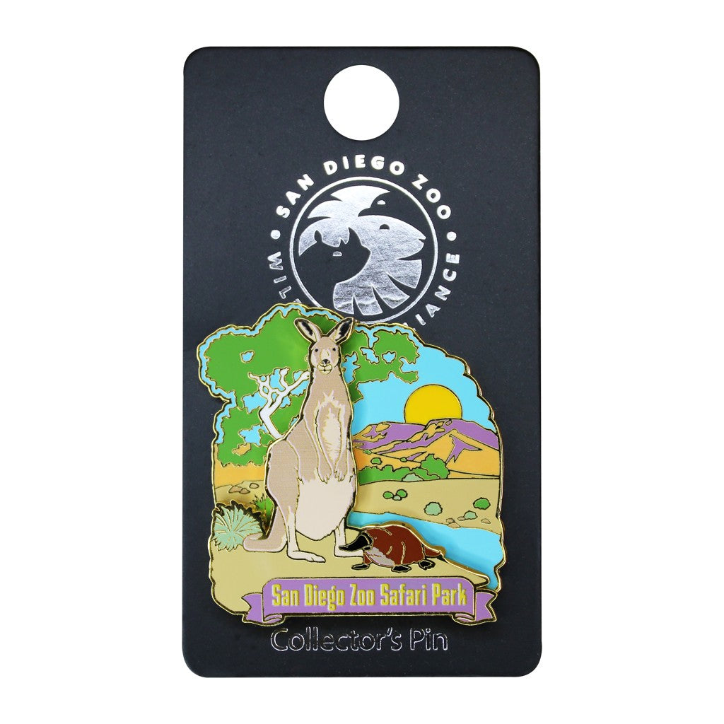 Kangaroo & Platypus Duo Trading Pin