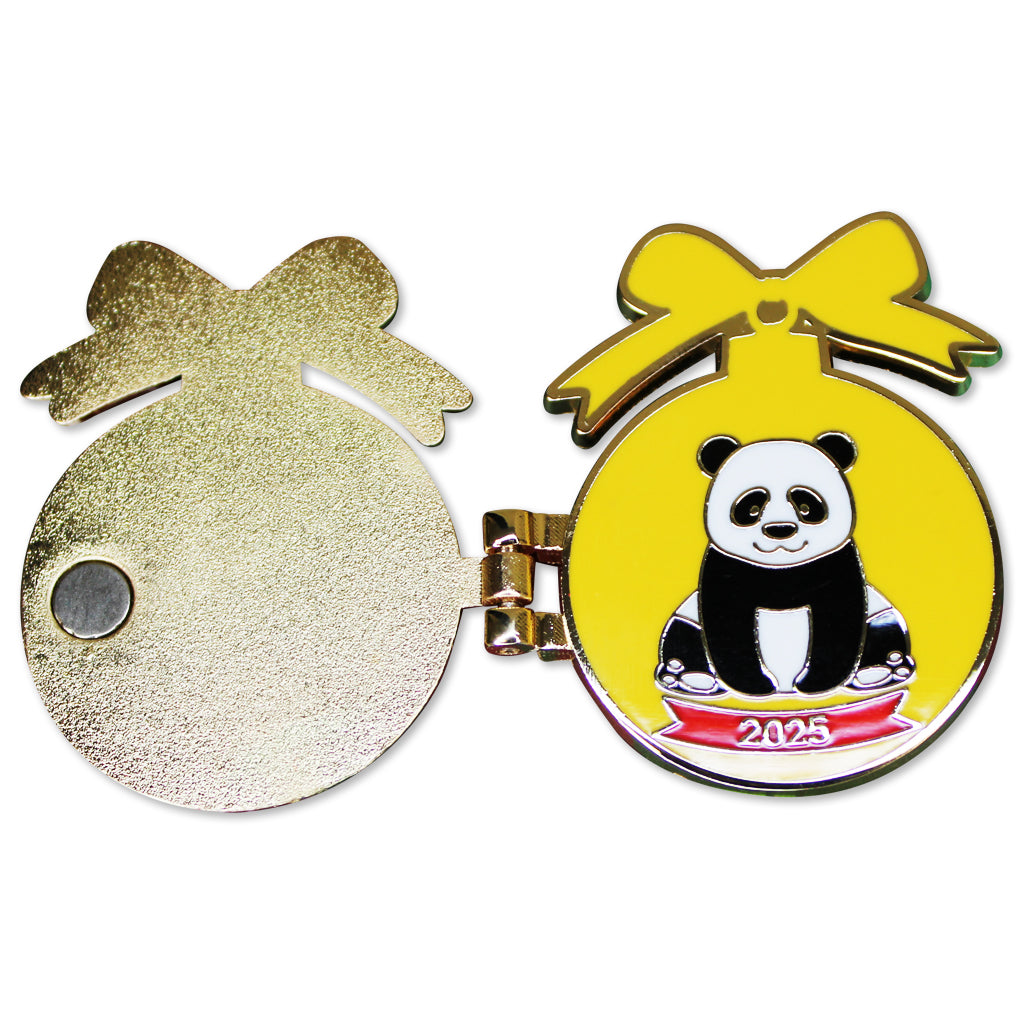 Limited Edition Holiday Panda Hinged Pin