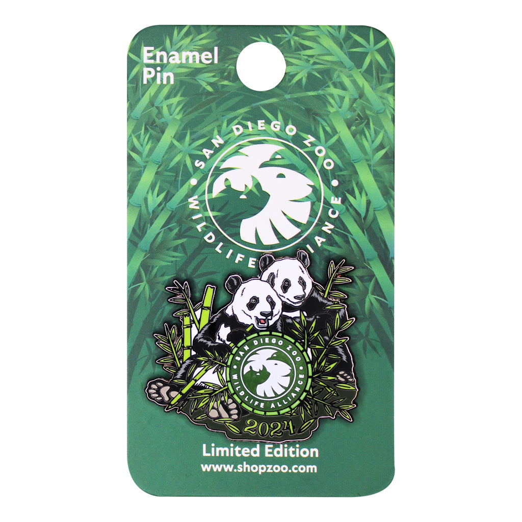 Limited Edition Giant Panda Duo Souvenir Pin 2024