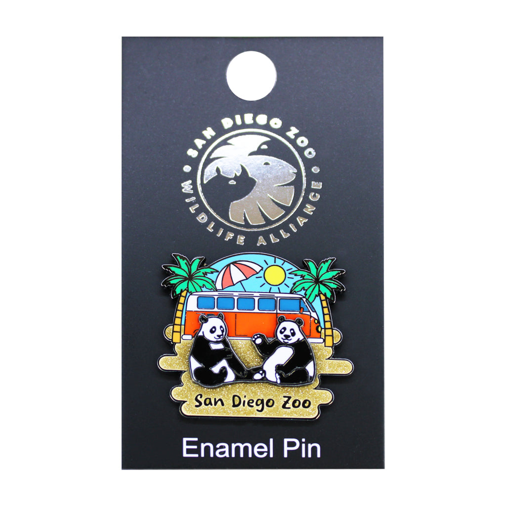 PAN DIEGO GIANT PANDA BEACH VAN TRADING SOUVENIR PIN SAN DIEGO ZOO